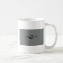 De carte de visite de logo gris ici le GIF de Zazz Mug À Café