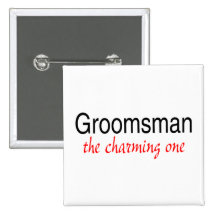De charme (Groomsman) Badges