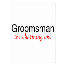 De charme (Groomsman) Cartes Postales