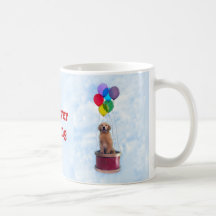 De chiot jeune tasse d'or pour toujours