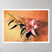 De classique toujours fleurs de la vie poster