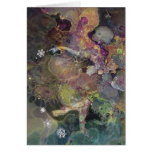 *** de Faery de flocon de neige Cartes De Vœux