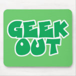 De geek conception verte des textes tapis de souris