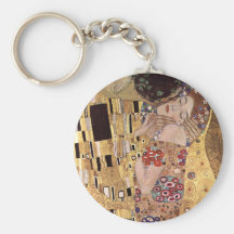 ~ de Gustav Klimt le baiser Porte-clefs