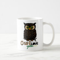 De HIBOU AMOUR toujours vous XOXO tasses