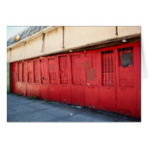 "De la vieille carte de voeux de blanc arcade"