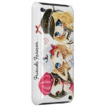 De meilleurs amis chibis mignons d'anime pour touj coque barely there iPod