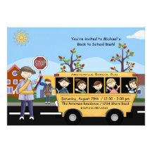 De nouveau à l'école - invitation de partie