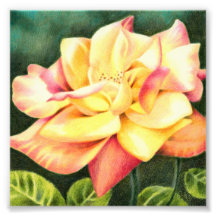 De paix copie florale d'art en dedans - impression photo
