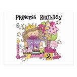 De partie 2èmes anniversaire T-shirts et cadeaux d Carte Postale