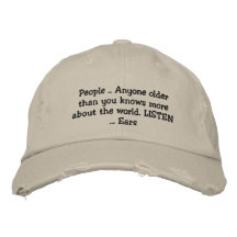 De plus jeunes générations casquette de baseball brodée