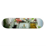 De retour du plan rapproché de camion de pompiers skateboards personnalisés