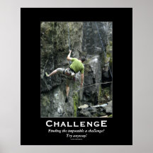 De roche de grimpeur affiche de motivation dehors