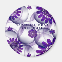 De "SoulMate joyeux anniversaire " * Aimants
