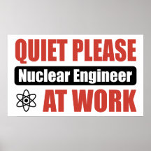 De tranquillité ingénieur nucléaire svp au travail posters