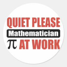 De tranquillité mathématicien svp au travail adhésif