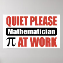 De tranquillité mathématicien svp au travail affiche