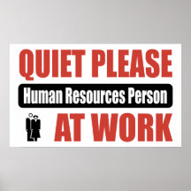 De tranquillité personne de ressources humaines sv affiche