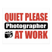 De tranquillité photographe svp au travail cartes postales