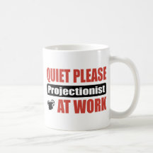 De tranquillité projectionniste svp au travail mugs