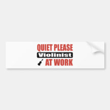 De tranquillité violoniste svp au travail adhésif pour voiture