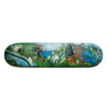 De Truckin plate-forme de l'art Sk8 de rue dessus  Plateau De Skateboard