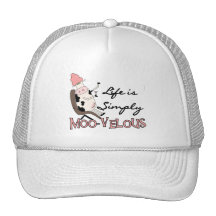 De vache T-shirts MOO-velous et cadeaux simplement Casquettes De Camionneur