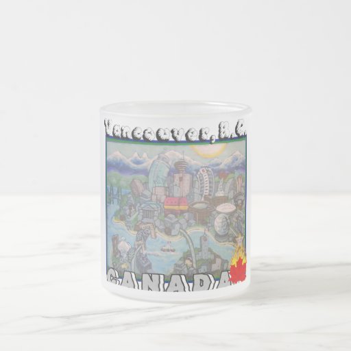 De Vancouver tasse en verre givré AVANT JÉSUS CHRI