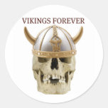 DE VIKINGS LE CRÂNE ET LE CASQUE DRÔLES POUR TOUJO AUTOCOLLANTS