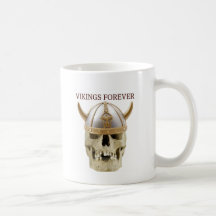 DE VIKINGS LE CRÂNE ET LE CASQUE DRÔLES POUR TOUJO TASSE À CAFÉ