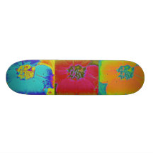 Débit calorifique skateboards customisés