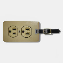 Débouché électrique étiquette de bagages