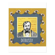 DEBUSSY CARTE POSTALE