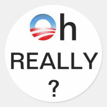 Décalque de fenêtre d'Anti-Obama Adhésif Rond