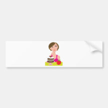 Décision de fille autocollant pour voiture