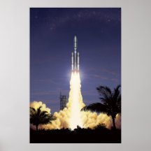 Décollage de Rocket Poster