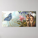 Décor Adam et Ève d'art Posters