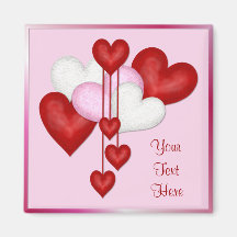 Décor de coeur aimant