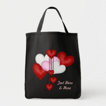 Décor de coeur sacs