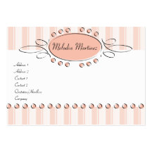 Décor de remous cartes de visite personnelles