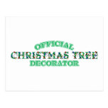 Décorateur officiel d'arbre de Noël Cartes Postales