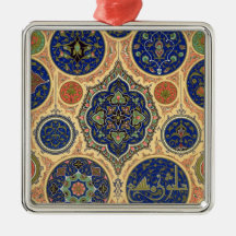 Décoration Arabe, plat XXVII 'd'O polychrome Ornement