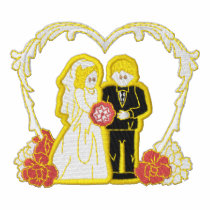 Décoration de gâteau polos brodés