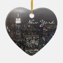 Décoration de souvenir de New York d'ornement de N