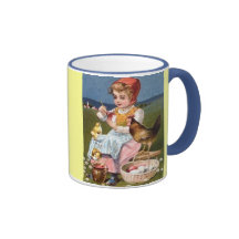 Décoration des oeufs mug à café
