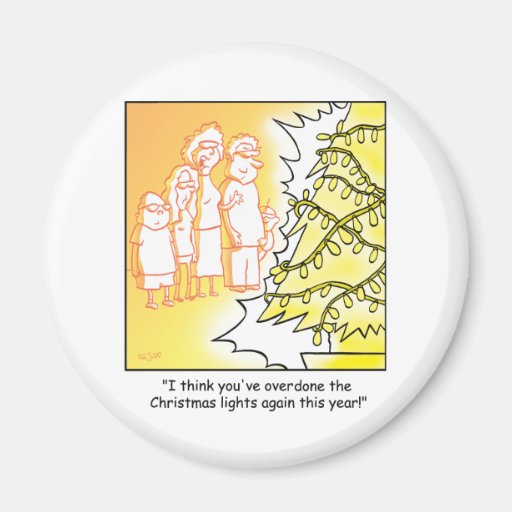 Décorations d'arbre de bande dessinée de Noël Magnets Pour Réfrigérateur