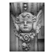 Découpage gothique d'ange de photo originale de be cartes de vœux