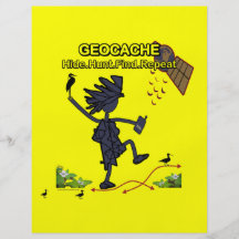 Découverte III de chasse à peau de Geocache Prospectus Personnalisés