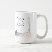 découvrez le chat de bout avec la moustache mugs à café