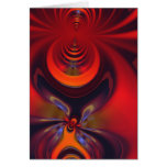 Déesse ambre - passion d'orange et d'or carte de vœux